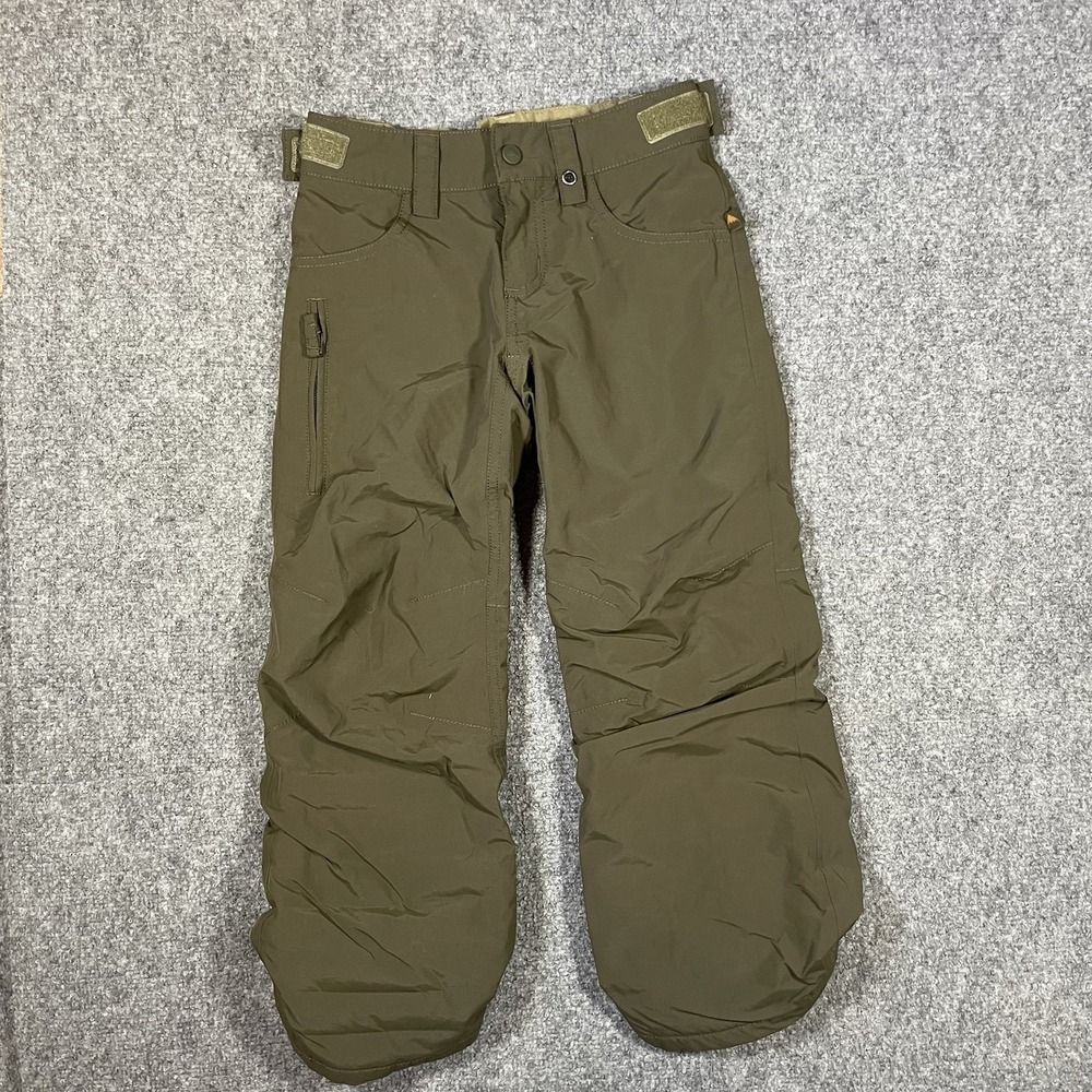Burton Snow Pants Youth Size XS Green Room To Grow Waterproof Barnstorm Unisex